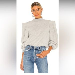 AGOLDE NWOT PUFF SLEEVE SWEATSHIRT WITH PUFF SLEEVE